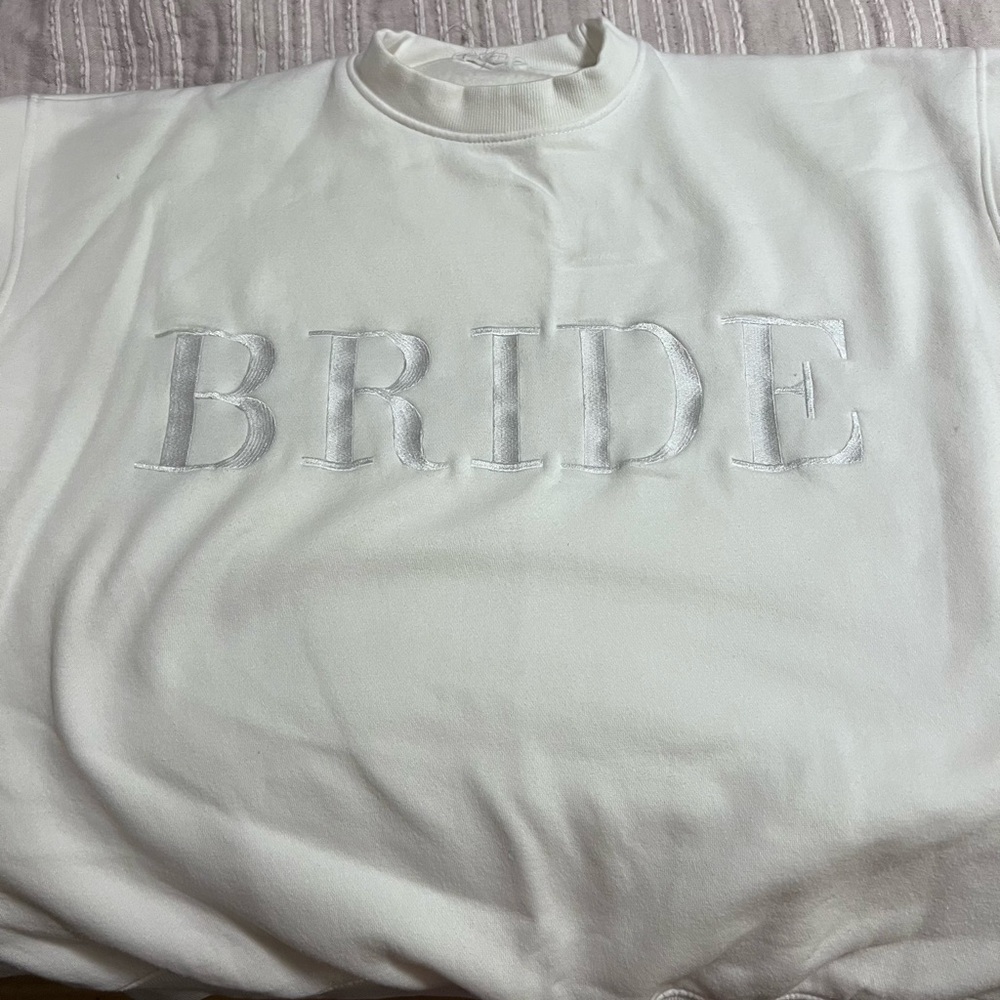 White Bride Sweatsuit set